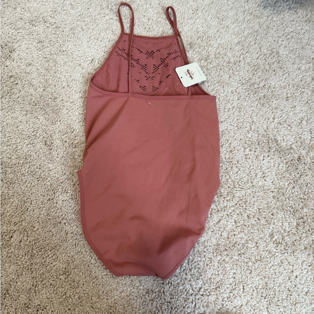 NWT Free People Intimately Womens Pink Solstice Bodysuit Size XS/S L68859 - Picture 8 of 8